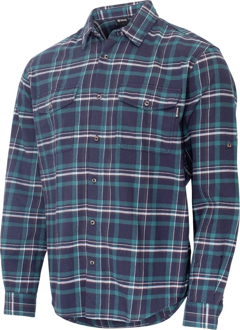 Urberg Men’s Trollstein LS Flannel Shirt Blue Nights