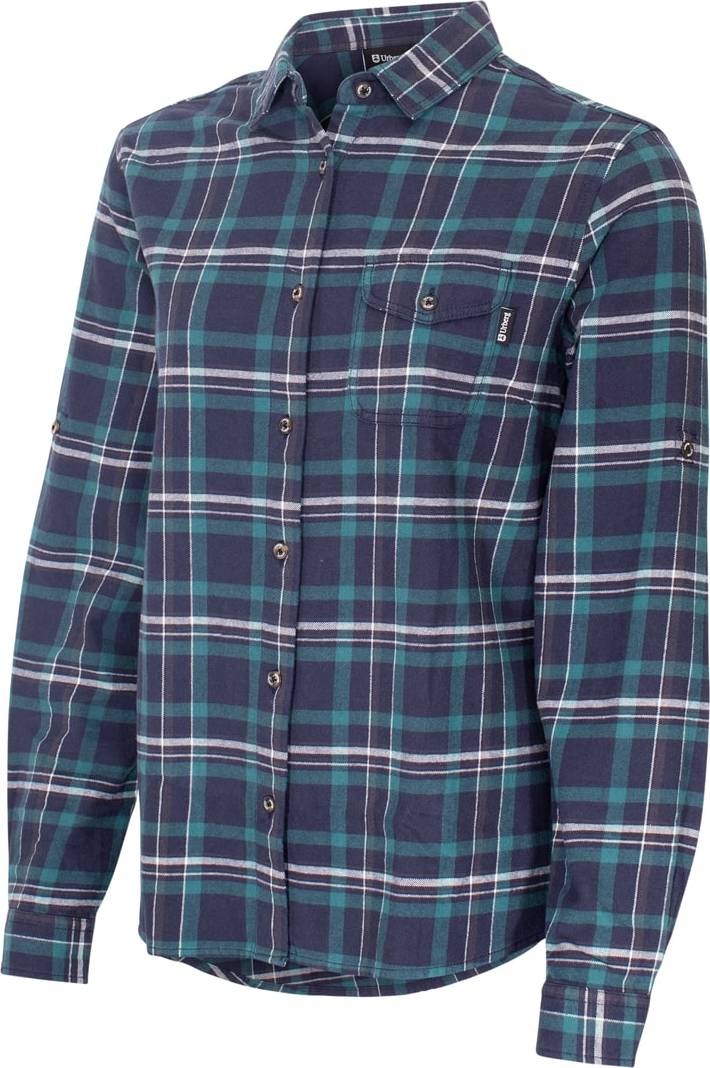 Urberg Women's Trollstein LS Flannel Shirt Blue Nights Urberg