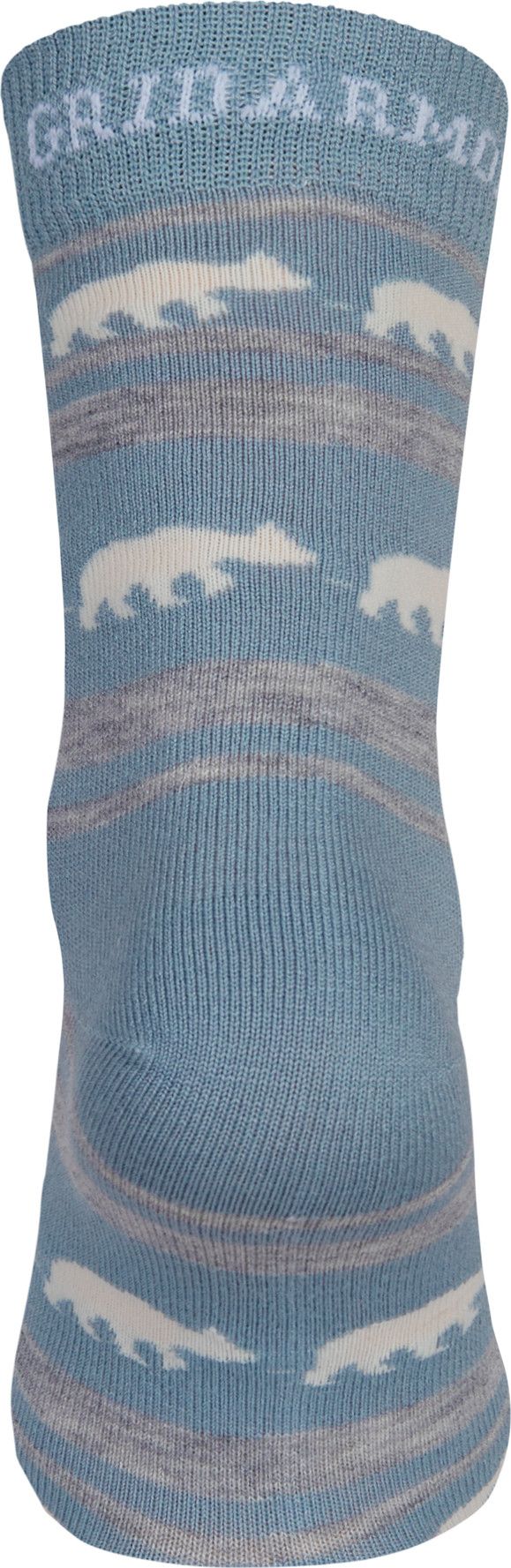 Gridarmor Striped Bear Merino Socks Blue Shadow Gridarmor