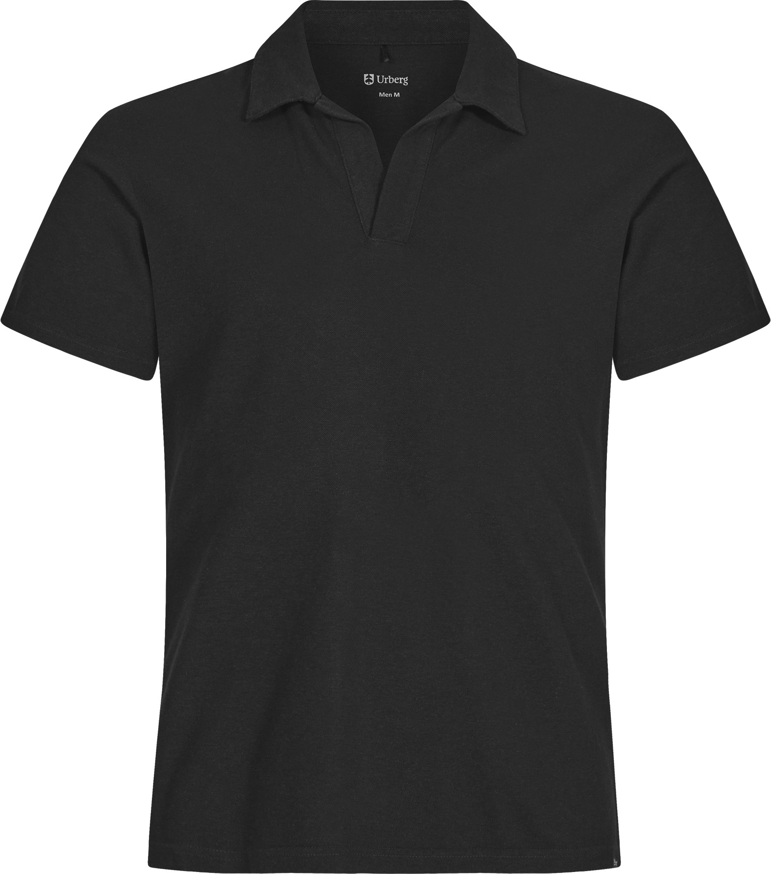 Urberg Men’s Hemp Polo Tee Black Beauty