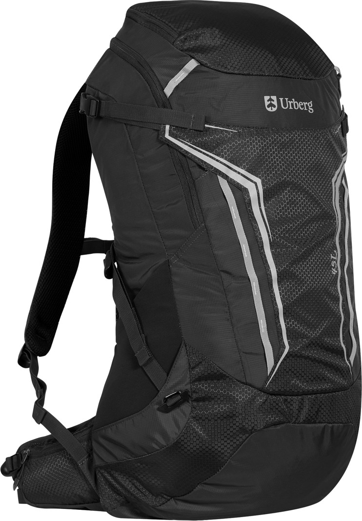 Urberg Glacier Backpack 45 L Black, OneSize