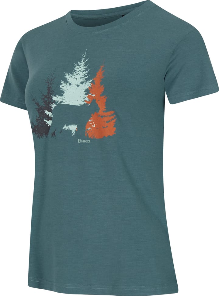 Urberg Women's Bamboo Print Tee Silver Pine Urberg