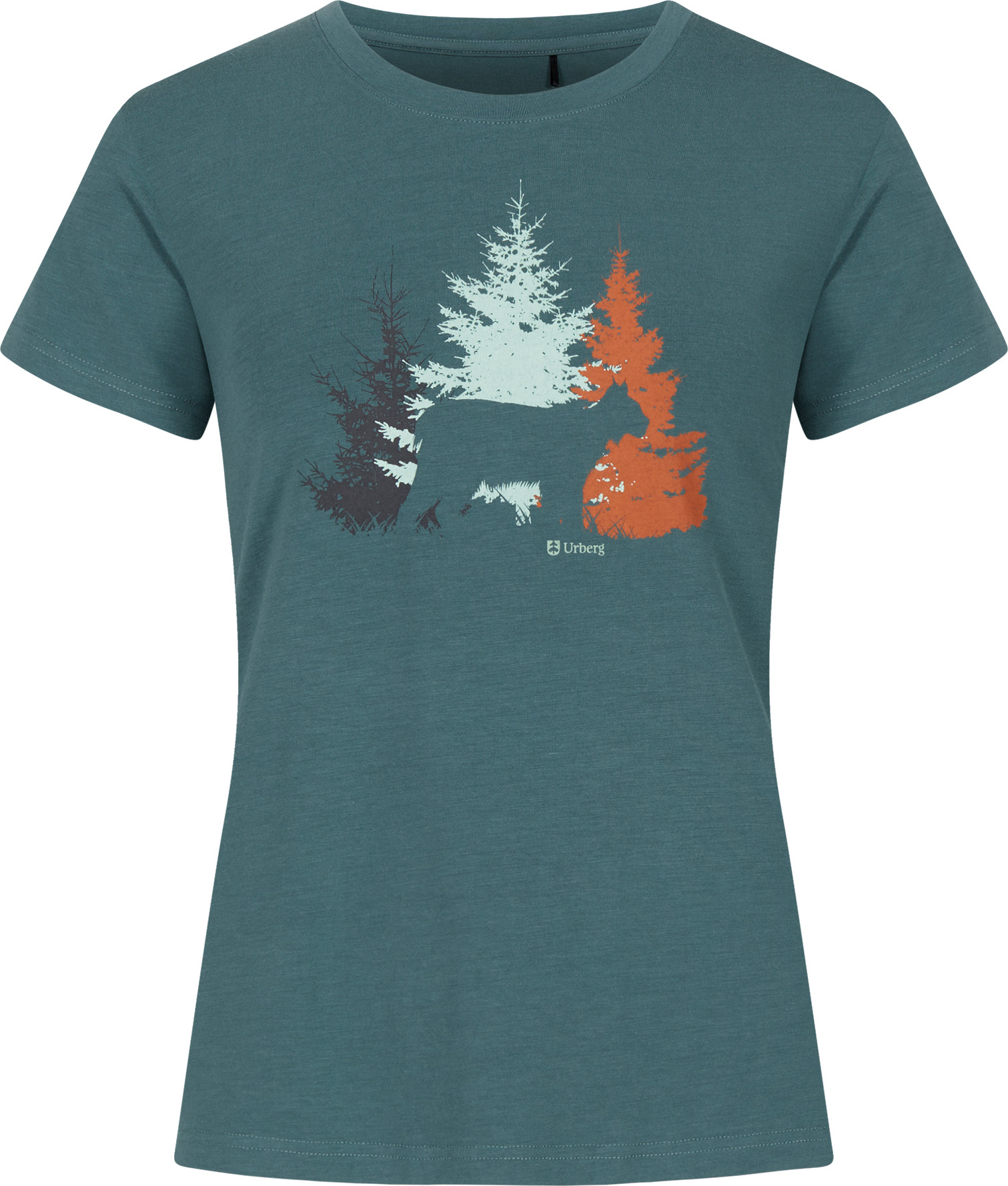 Urberg Women’s Bamboo Print Tee Silver Pine