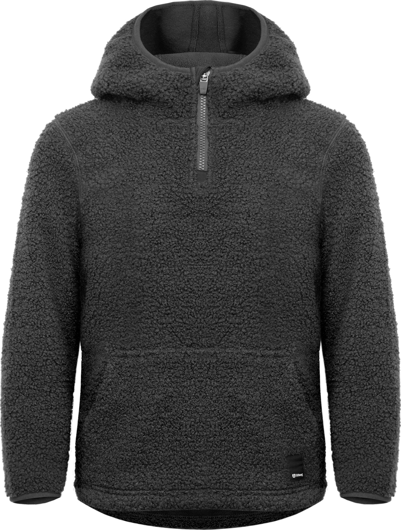 Urberg Juniors' Pile Hoodie Hz Phantom, 110/116