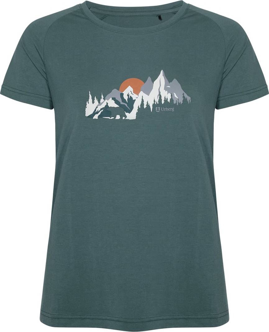 Urberg Women’s Printed Tree Tee Silver Pine