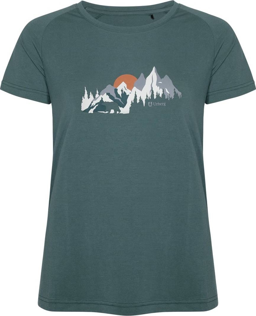 Urberg Women's Printed Tree Tee Silver Pine