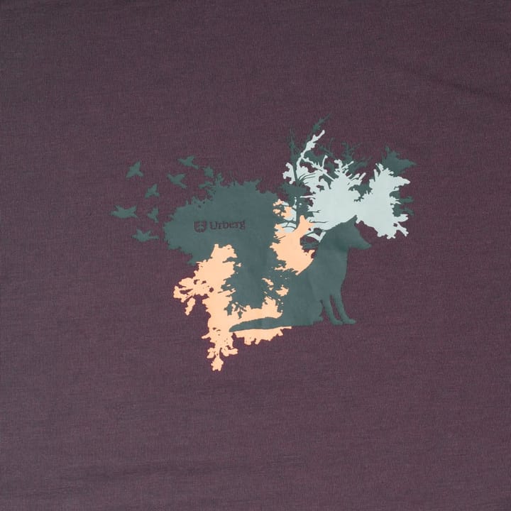 Urberg Juniors' Printed Tree Tee Huckleberry Urberg