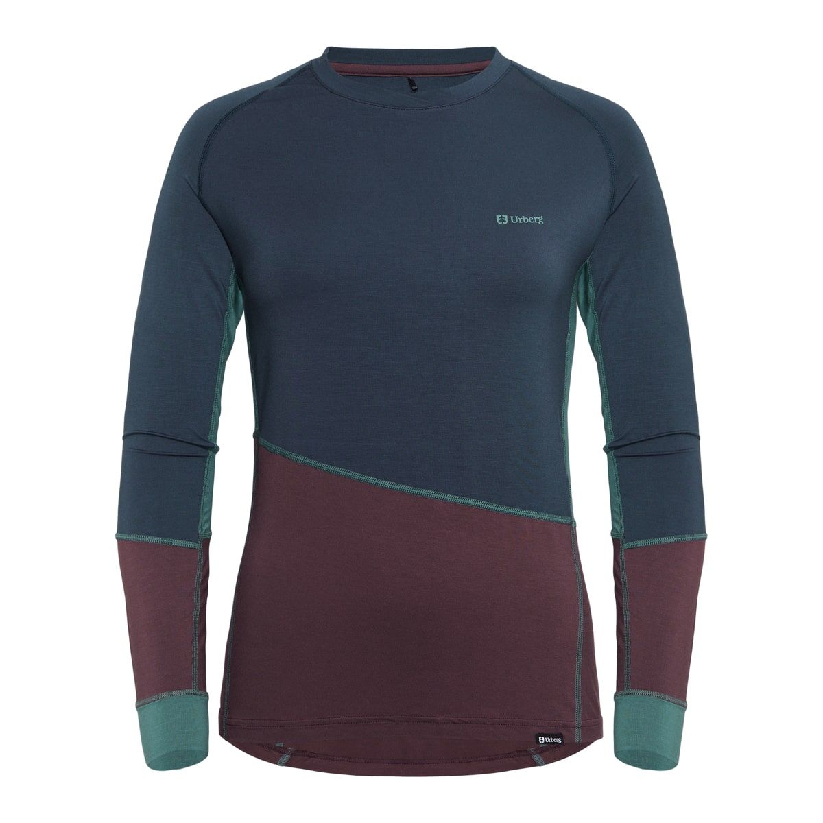 Urberg Women's Tree Base Layer Top Blue Nights