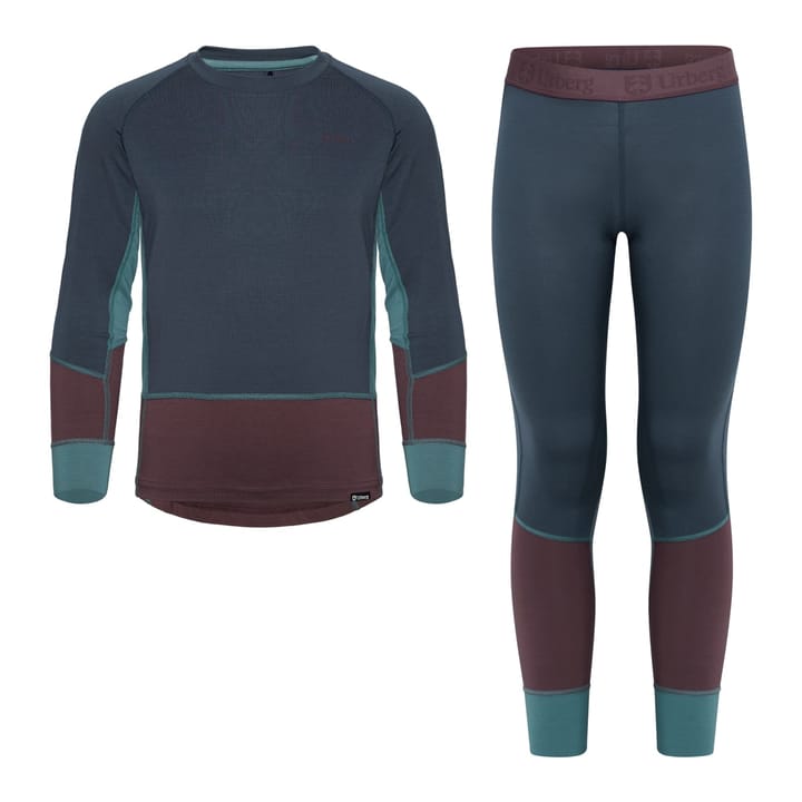 Urberg Juniors' Tree Base Layer Set Blue Nights Urberg