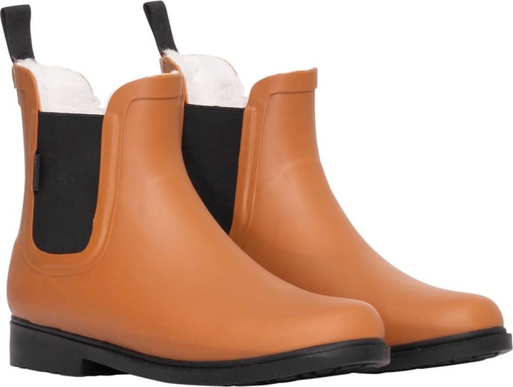 Urberg Womens Malme Rubber Fleece Boots Pumpkin Spice Urberg