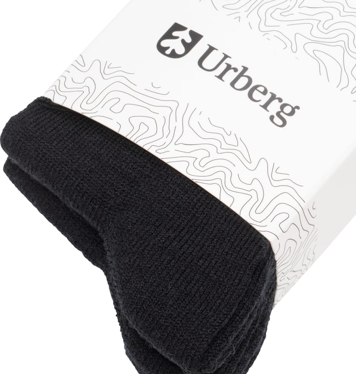 Urberg Merino Wool Ribb Sock 2p Jr Black Beauty Urberg