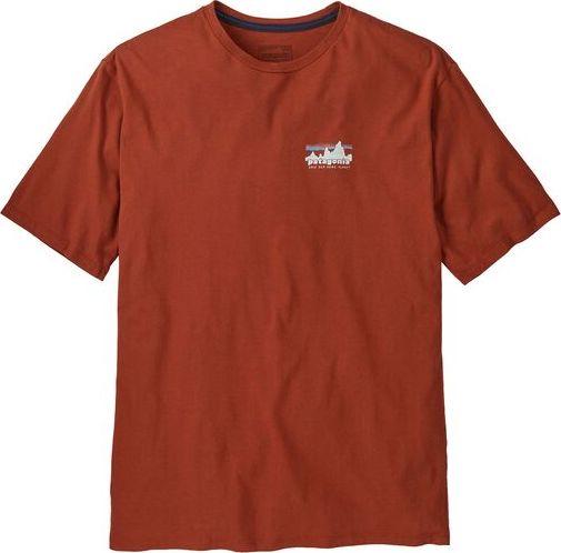 Patagonia Men’s 73 Skyline Organic T-Shirt Burnished Red