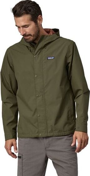 Patagonia Men's Jackson Glacier Rain Jacket Basin Green Patagonia