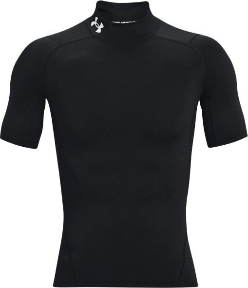 Under Armour Men’s HeatGear Compression Mock Short Sleeve Black/White