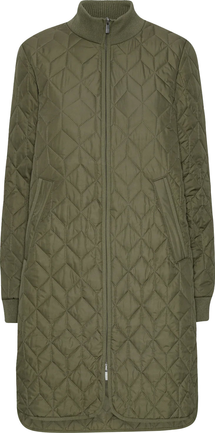 Ilse Jacobsen Women’s Padded Quilt Coat Army