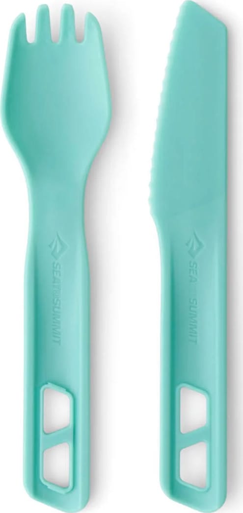 Sea To Summit Passage Cutlery Set 2 Pieces Aqua Sea Blue Sea To Summit