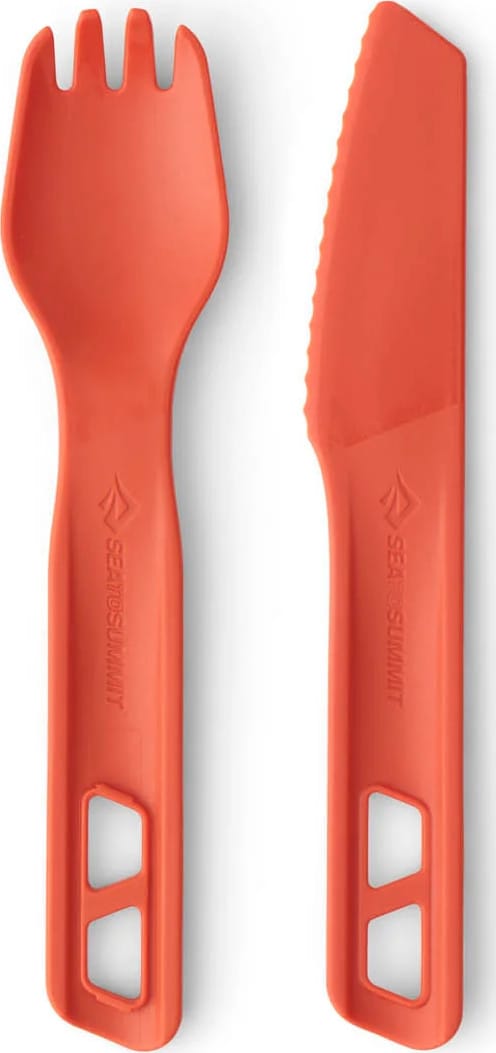 Sea To Summit Passage Cutlery Set 2 Pieces Spicy Orange