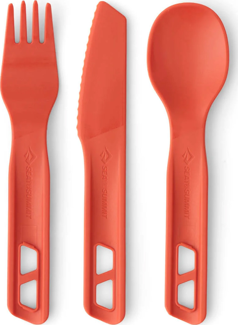 Sea To Summit Passage Cutlery Set 3 Pieces Spicy Orange