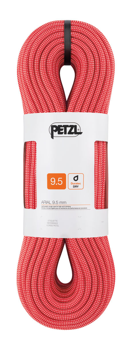 Climbing Rope | Arial 9.5mm 80m Red | Petzl