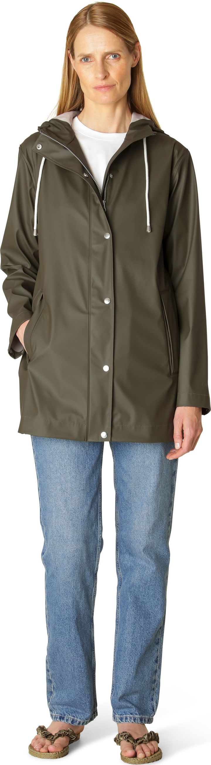 Ilse Jacobsen Women's Rain Jacket Army Ilse Jacobsen