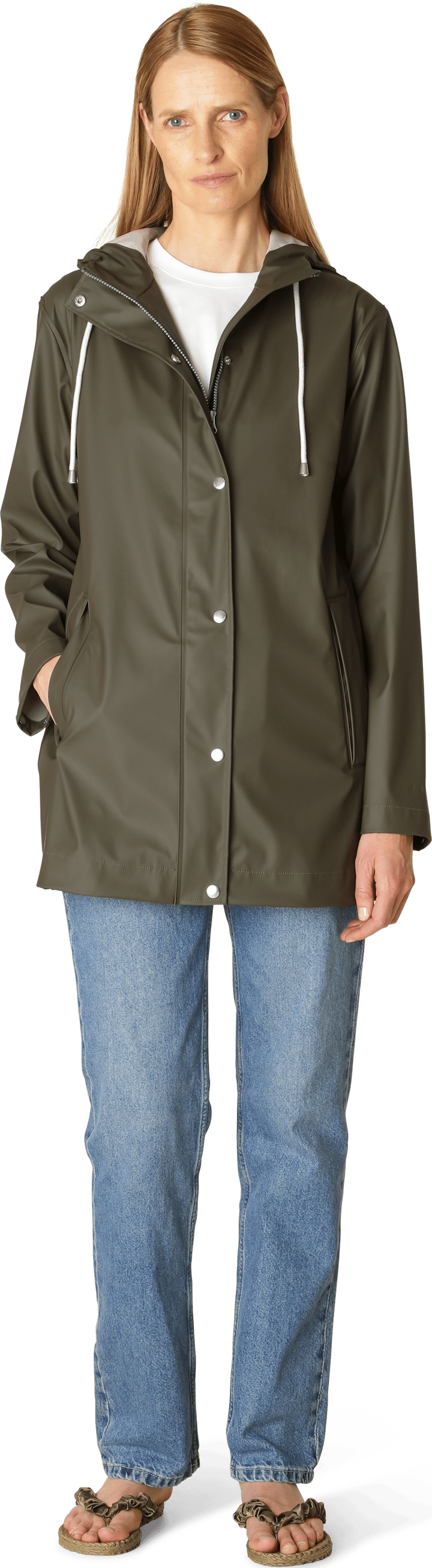 Ilse Jacobsen Women's Rain Jacket Army Ilse Jacobsen