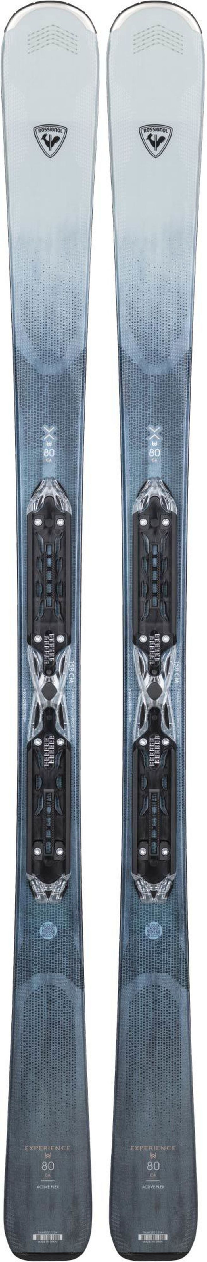 Rossignol Women's All Mountain Skis Experience W 80 Carbon Xpress Blue/White Rossignol