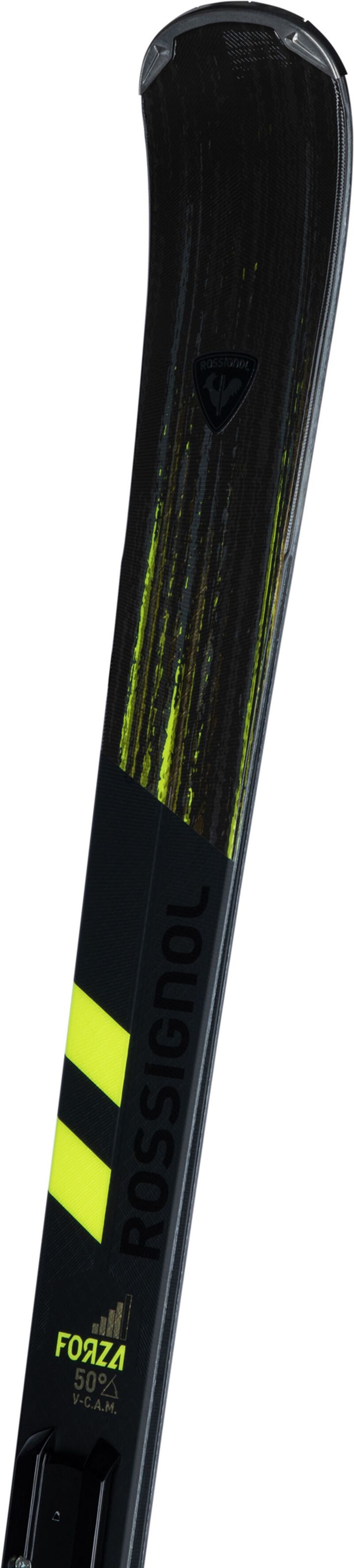 Rossignol Men's On Piste Skis Forza 50D V-Cam Konect Black/Yellow Rossignol