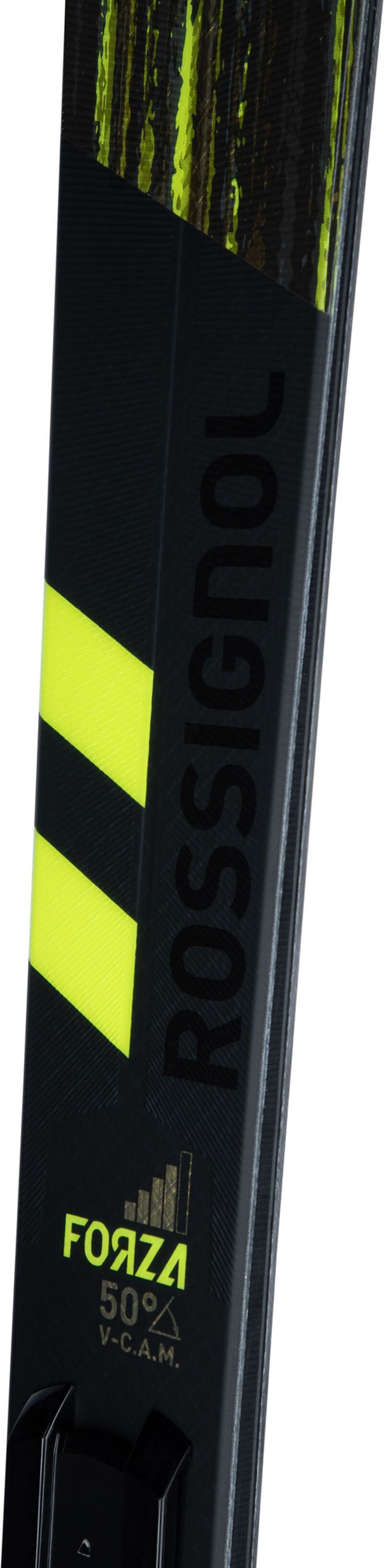 Rossignol Men's On Piste Skis Forza 50D V-Cam Konect Black/Yellow Rossignol