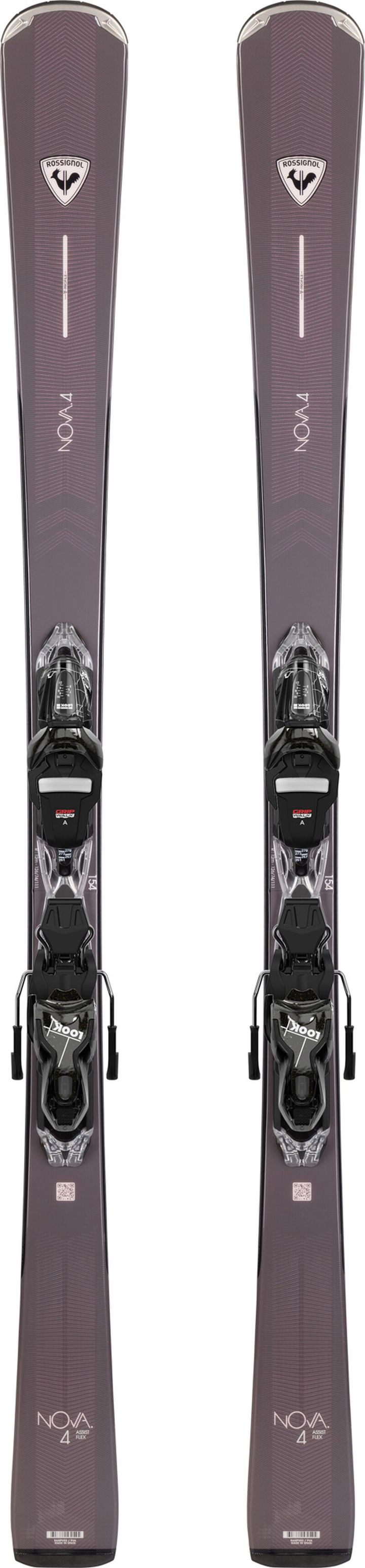 Rossignol Women's Nova 4 Skis Xpress Purple Rossignol