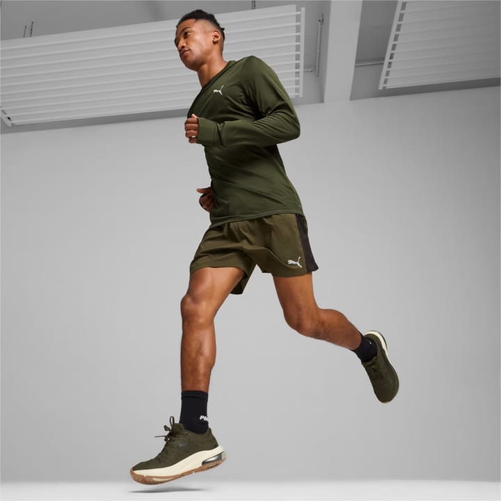 Puma Run Favorite Ls Tee M Dark Olive Puma