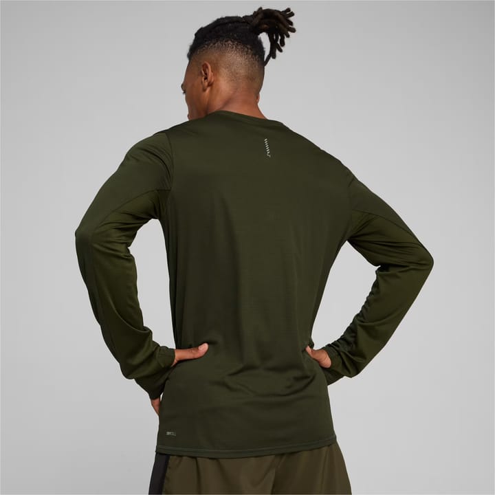 Puma Run Favorite Ls Tee M Dark Olive Puma