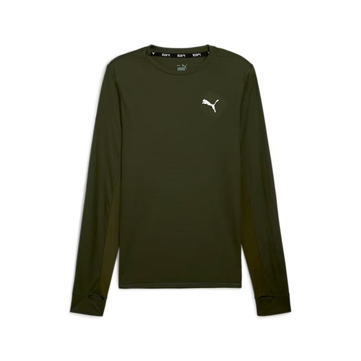 Puma Run Favorite Ls Tee M Dark Olive Puma