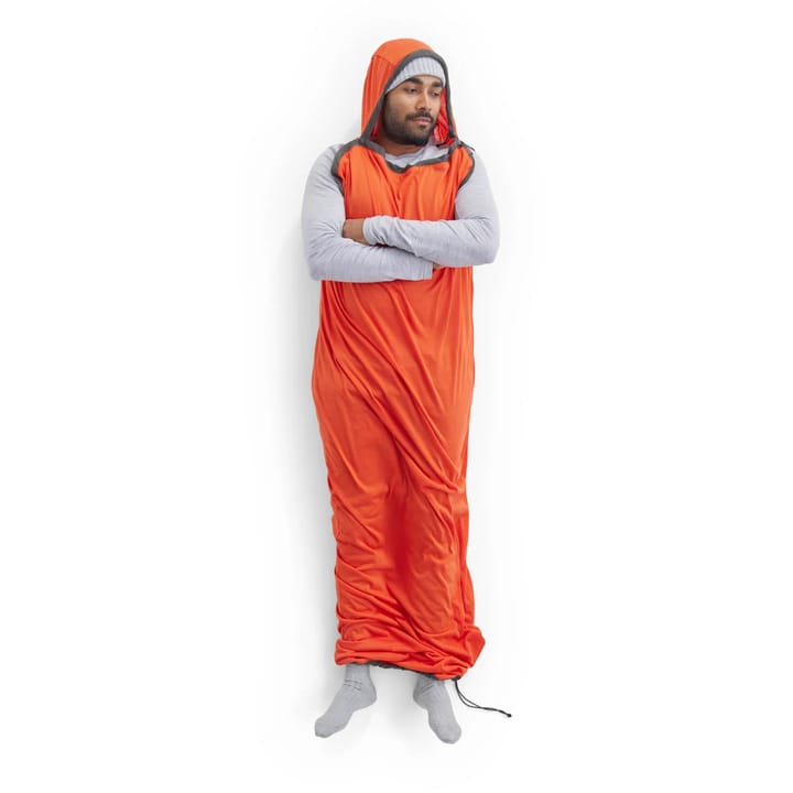 Sea To Summit Reactor Extreme Sleeping Bag Liner Compact Spicy Orange Sea To Summit