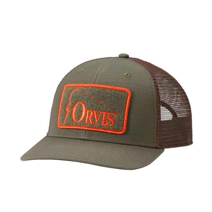 Orvis Ripstop Covert Trucker Olive/Blaze Orvis