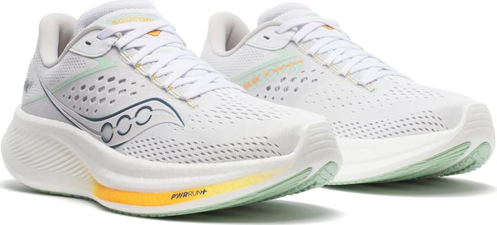 Saucony Women's Ride 17 White/Peel Saucony