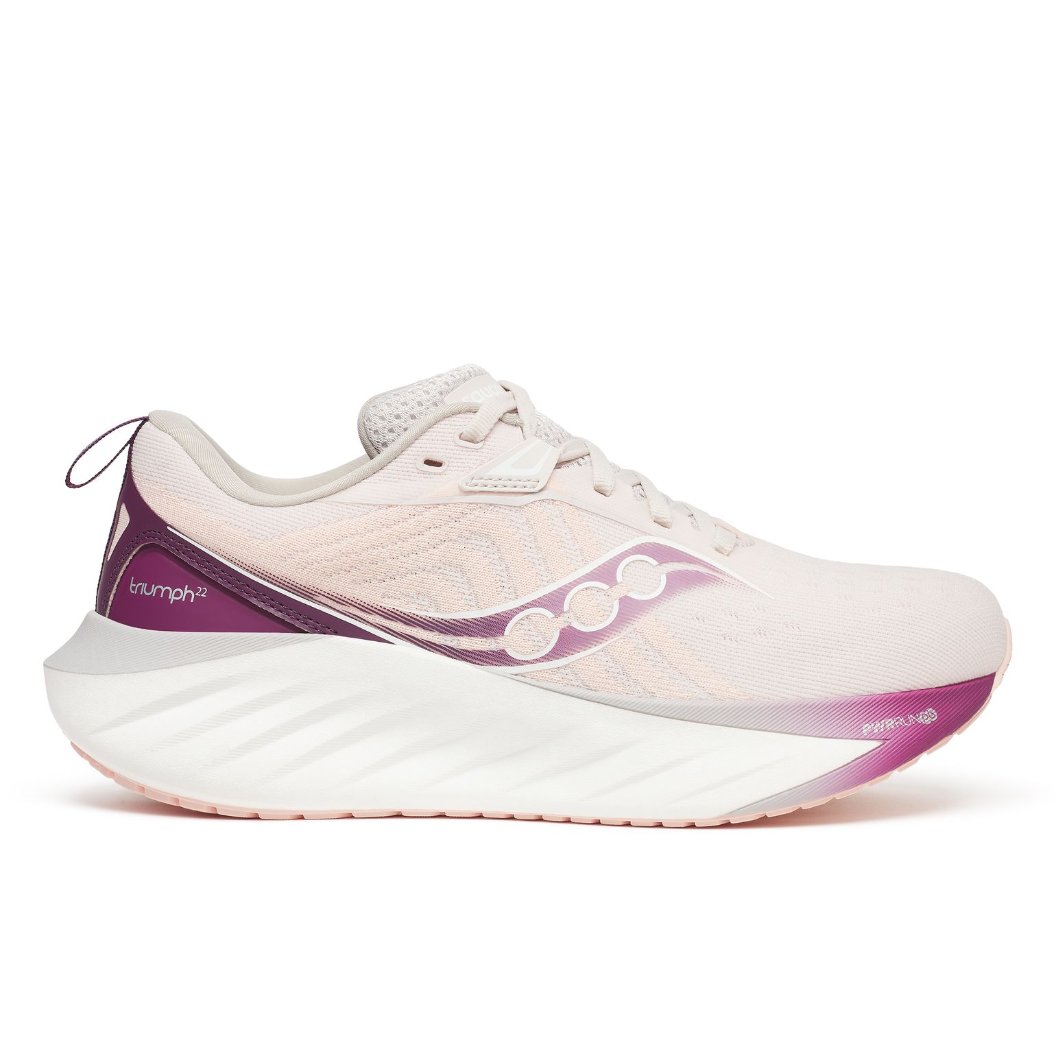 Saucony Women's Triumph 22 Moon/Eggplant