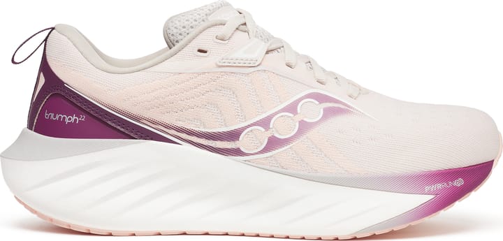 Saucony Women's Triumph 22 Moon/Eggplant Saucony