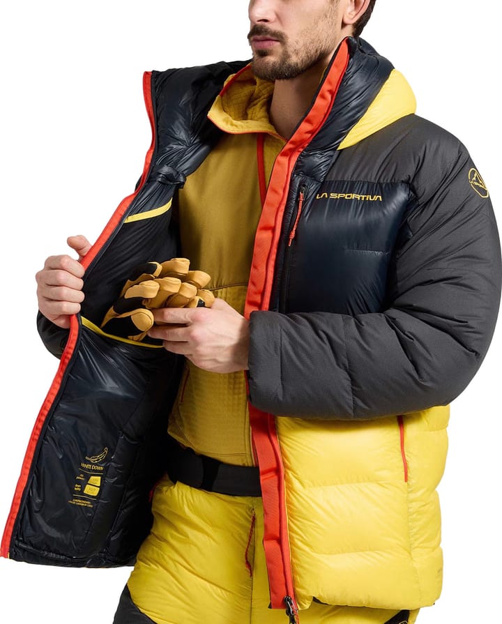 La Sportiva Olympus Tech Down Parka Black/yellow La Sportiva