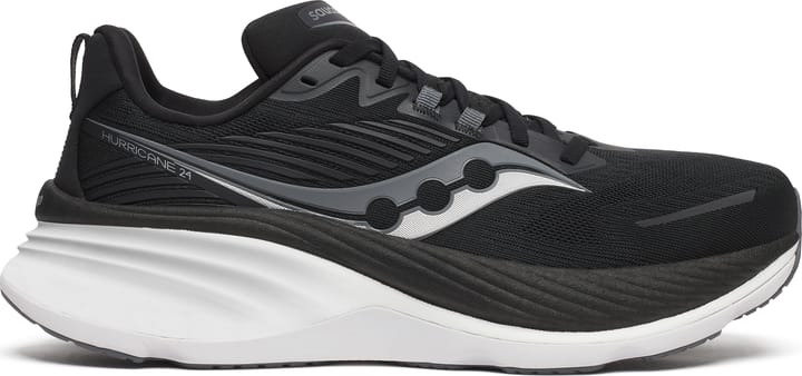 Saucony Men's Hurricane 24	 Black Saucony