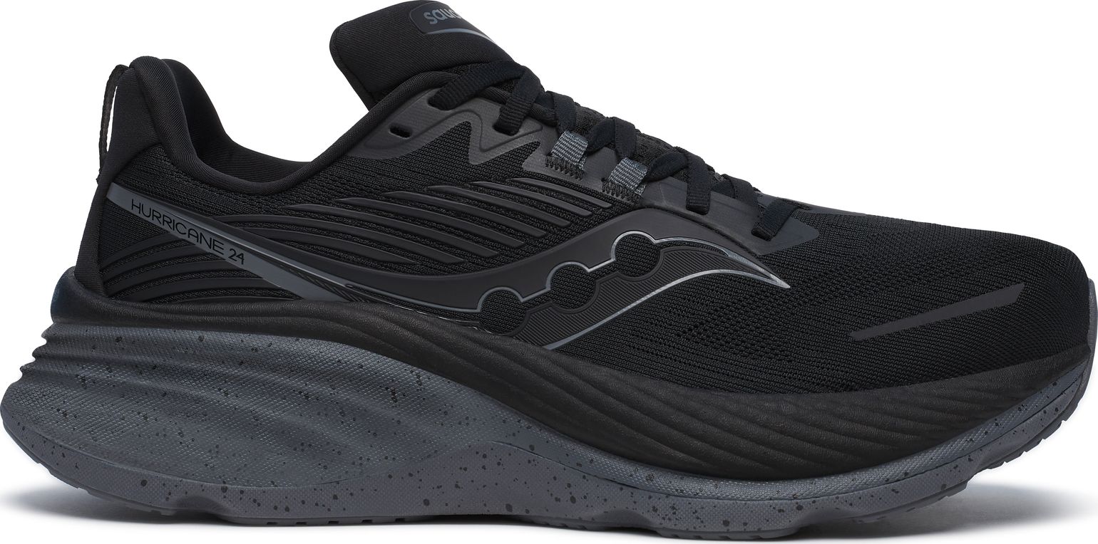 Saucony Men's Hurricane 24	 Black/Shadow