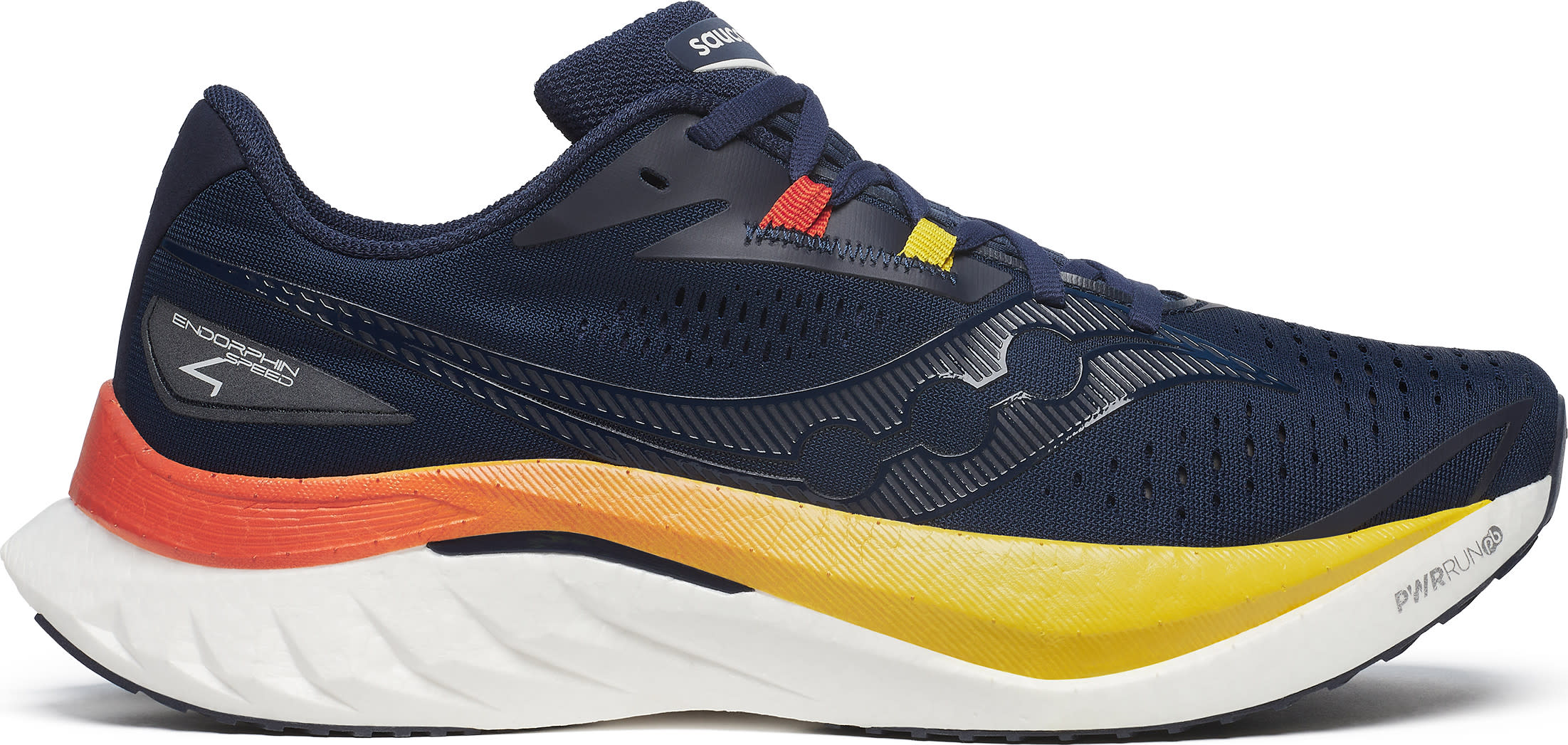 Saucony Men’s Endorphin Speed 4  Navy/Spice