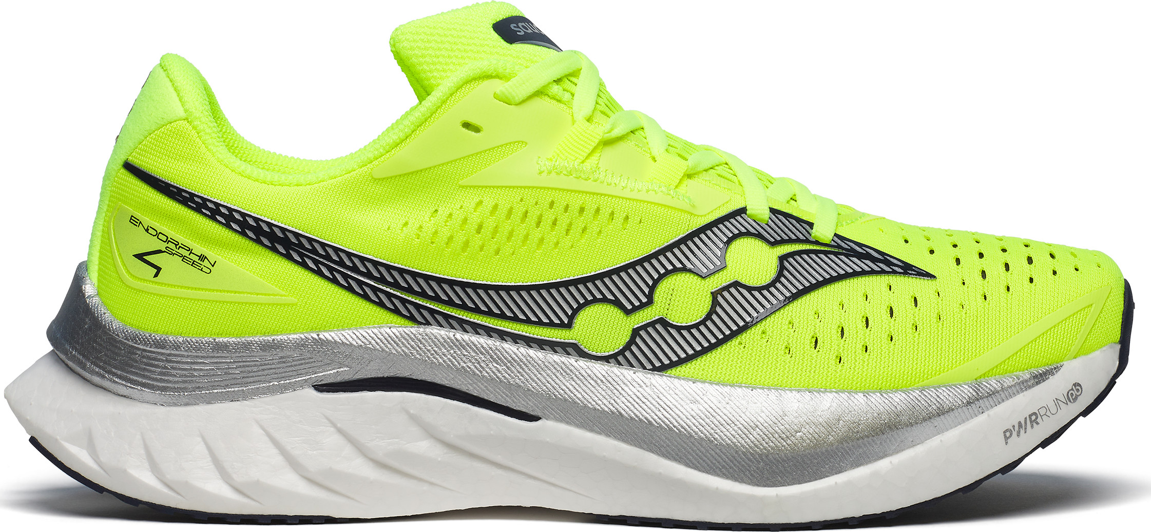 Saucony Men’s Endorphin Speed 4  Citron/Navy