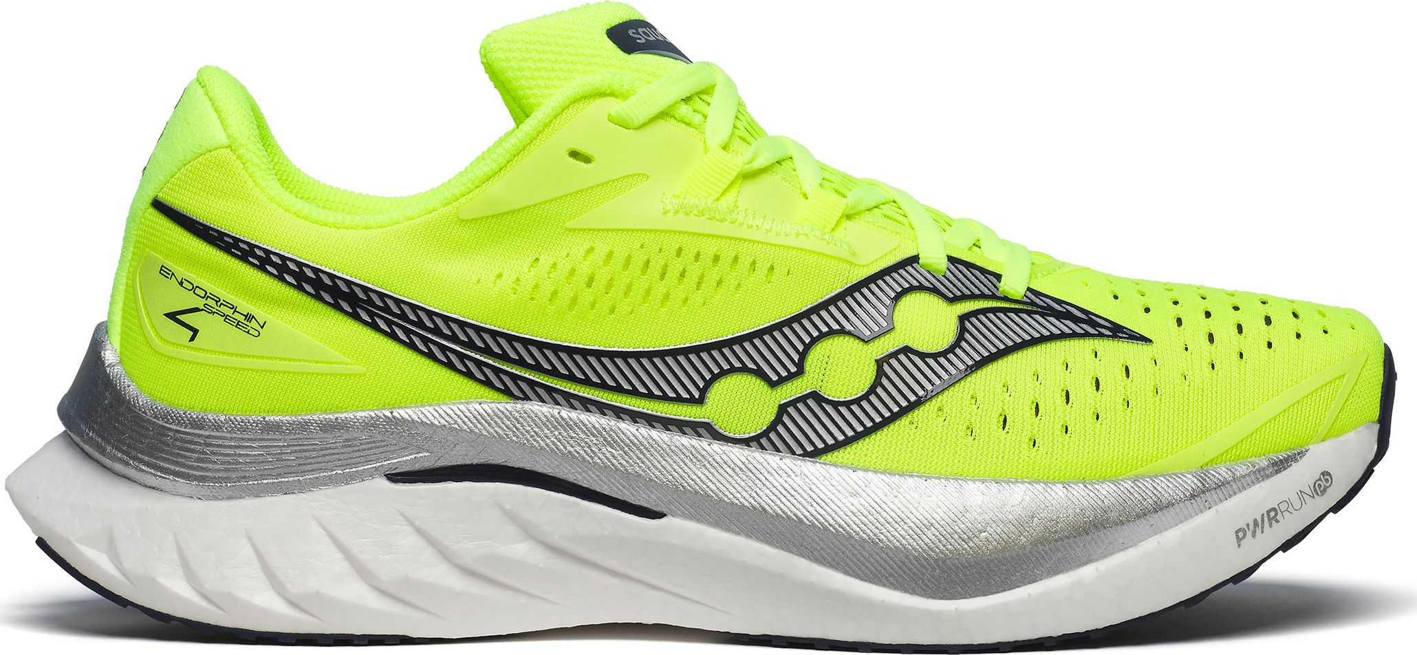 Saucony Men’s Mirage 5 navy citron online running shoes