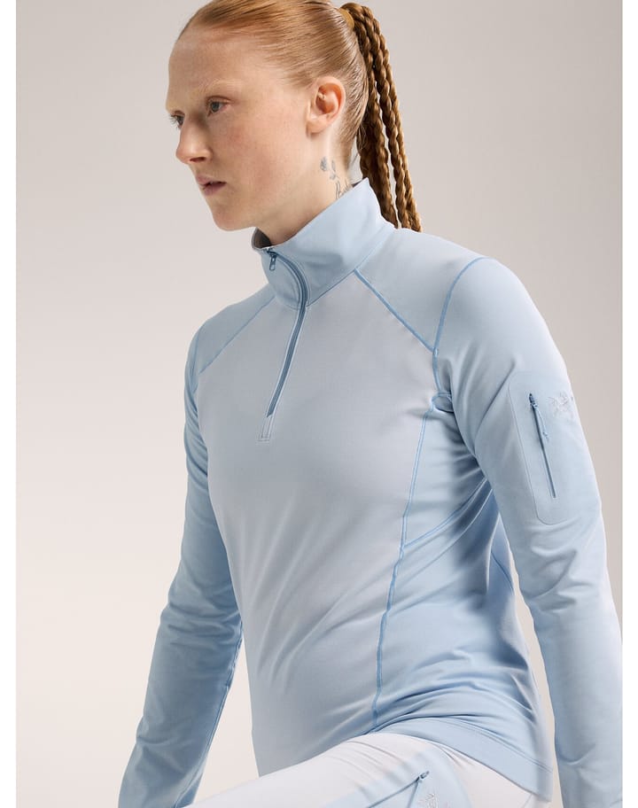 Arc'teryx Women's Rho Zip Neck Daybreak/Dark Daybreak | Køb Arc'teryx ...