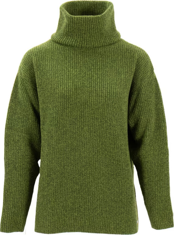 Sätila Women’s Sandby Polo Sweater Green Melange