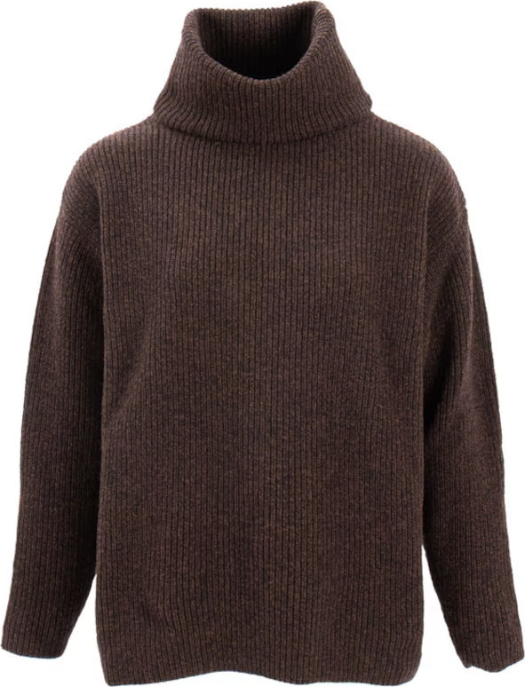 Sätila Women’s Sandby Polo Sweater Brown Melange