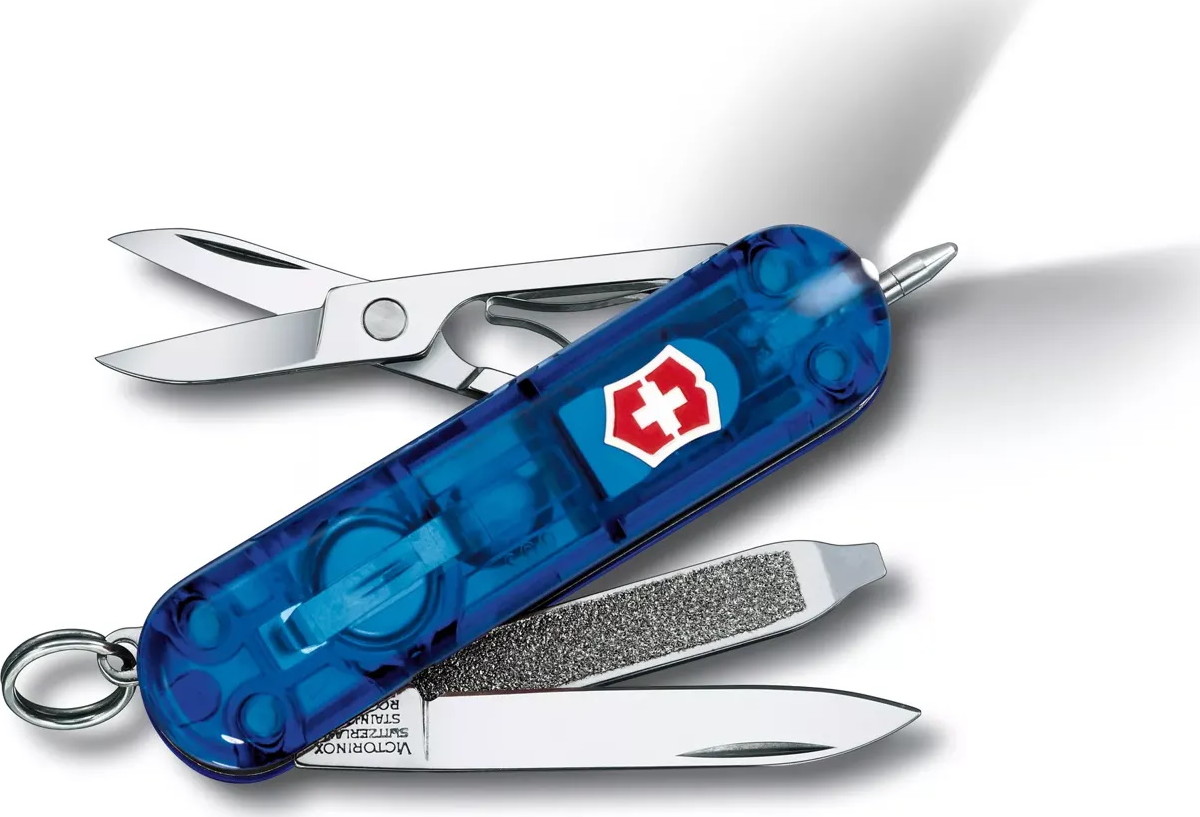 Victorinox Signature Lite Blue Transparent