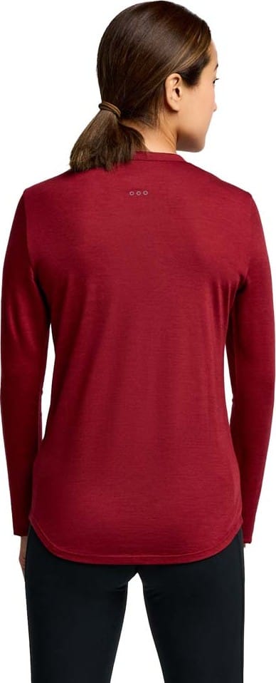 Saucony Women's Peregrine Merino Long Sleeve Currant Saucony