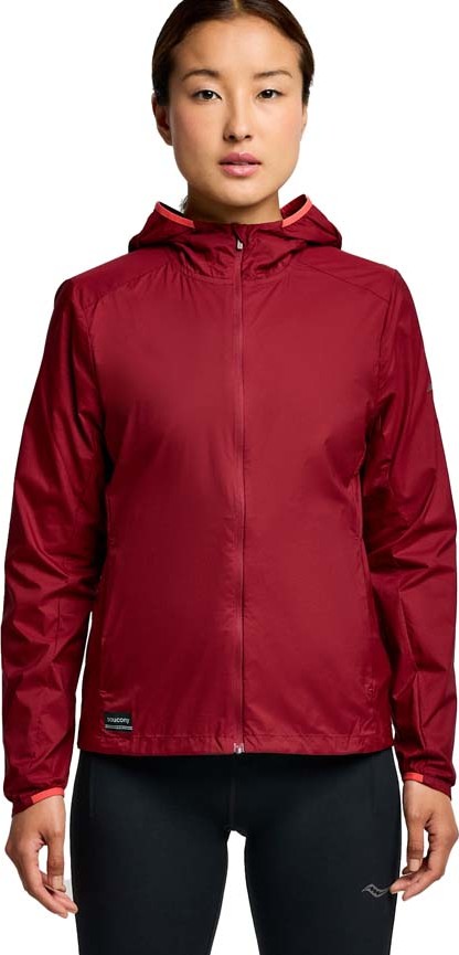 Saucony Women’s Peregrine Packaway Jacket Currant