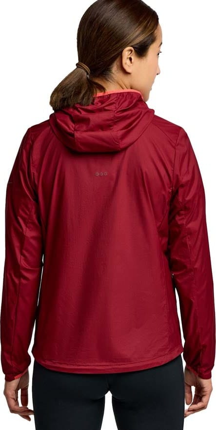 Saucony Women's Peregrine Packaway Jacket Currant Saucony